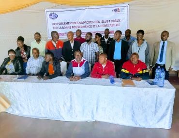 RENFORCEMENT DES CAPACITÉS DES ÉLUS LOCAUX SUR LA BONNE GOUVERNANCE ET LA REDEVABILITÉ
